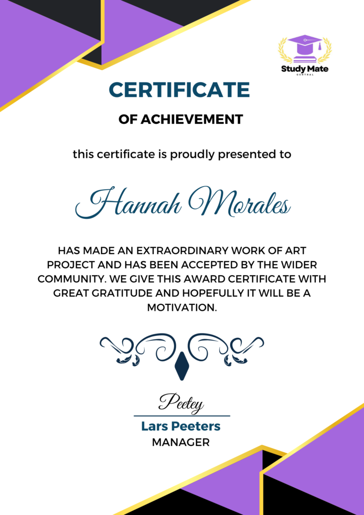 PDF Certificate